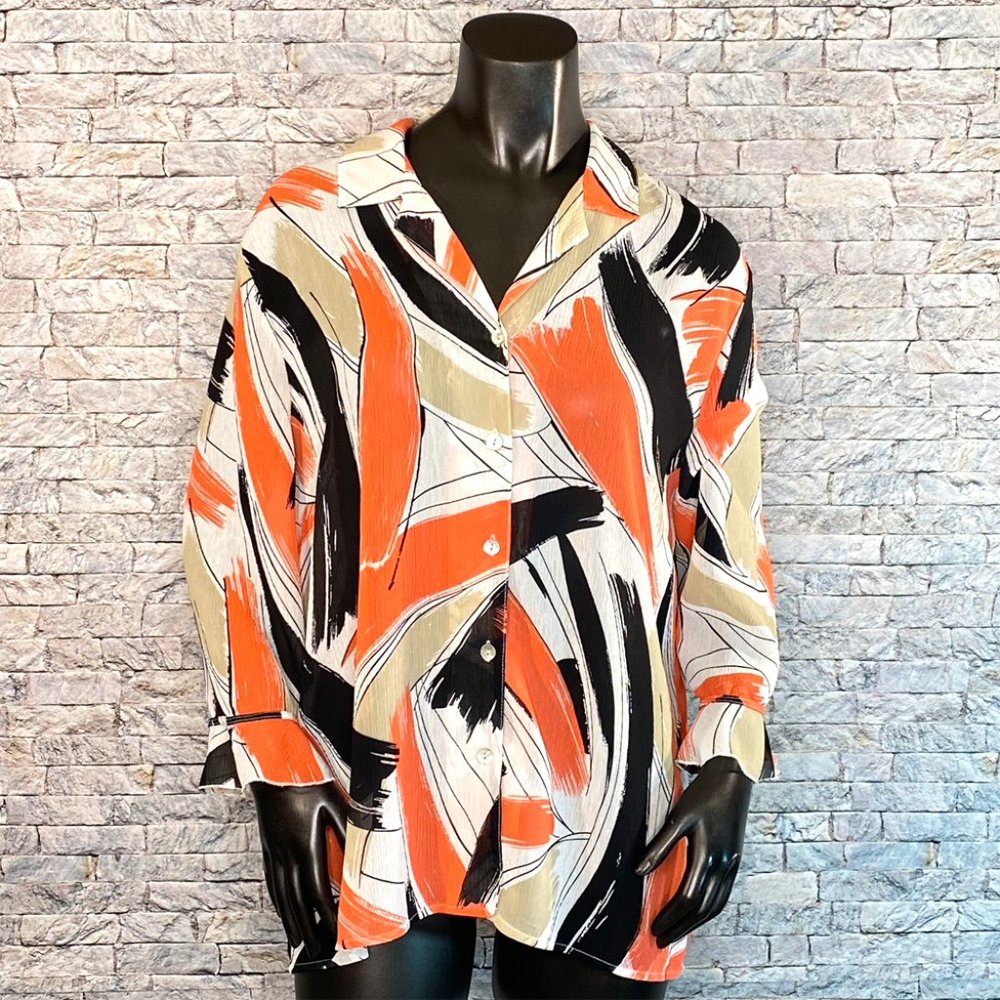 Alfred Dunner Sheer Blouse